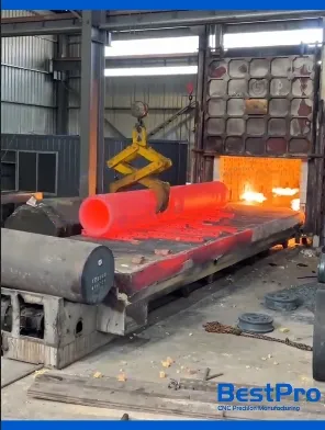 Fornecedores de personalização de amostra Peças de forjamento de matriz a quente de aço para peças de material rodante de escavadeira de máquinas de construção